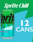 Sprite Zero Sugar Chill Cherry Lime 12oz 12pk