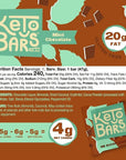 KETO BARS : The Original High Fat, Low Carb, Ketogenic Bar. Gluten Free, Homemade with simple ingredients. [Mint Chocolate, 10 Pack]