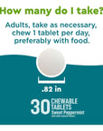 Nature Made Wellblends Clear & Focus, L-theanine, Green Tea Caffeine, 5 B vitamins, Fast-Acting Formula, 30 Chewable Tablets, Peppermint flavor