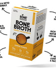 Bone Brewhouse - 2 pack - Chicken Bone Broth Protein Powder - Lemon Ginger Flavor - Keto & Paleo Friendly - Instant Soup Broth - 10g Protein - Natural Collagen & Gluten-Free - 10 Individual Packets