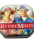 The Unemployed Philosophers Guild RetireMints Breath Mints  1 Tin Net Wt 4oz 12g