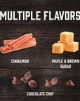 Kodiak Cakes Instant Oatmeal Packets  High Protein  100 Whole Grains Breakfast Food  Maple  Brown Sugar Cinnamon  Chocolate Chip 24 Packets