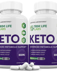 Trim Life Labs Keto Pills Includes Apple Cider Vinegar - 120 Capsules