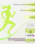 Vital Plus - Treatment for varicose Veins and Support Joint Structure - Energy Supplement - 100% Organic 60 Capsules