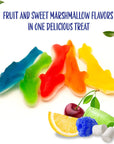 Gummy Sharks Candy in Assorted Fruit Flavors 2Pound Bag