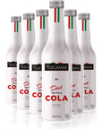 Tuscanini Italian Diet Cola Soda 93oz 6 Pack Naturally Caffeine Free Aspartame Free Elegant Glass Bottle Great Tasting No Preservatives