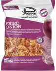 Jazaa Fried Onion Coated 400g 1411oz  Pack of 1  Made with Real Onions  Halal  Vegan  No Preservatives Artificial Flavor or Color  Sealed in Air Tight Bag