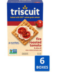 Triscuit Fire Roasted Tomato  Olive Oil Whole Grain Wheat Crackers 6  85 oz Boxes