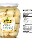 Zarrin  Pickled Peeled Garlic 24 Oz 700g