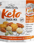 Natures Garden Keto Snack Mix  Probiotic Cheese Balls Crunchy Keto Snack Keto Snack Mix All Natural Low Carb Heart Healthy Nuts  1 Oz Bags 12 Individual Servings