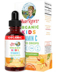 MaryRuth's Kids Vitamin C Drops | USDA Organic Vitamin C Liquid Drops for Kids | Ages 4-13 Years | Vitamin for Immune Support & Overall Health | Vegan | Non-GMO | Gluten Free | 30 Servings