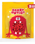 Cherry Sours Chewy Candy Balls Bulk Pack 2 Pounds