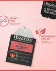 Wissotzky Raspberry Boost Black Tea 3 Pack  60 Tea Bags  Bold Berry Tea  Antioxidant Rich  Fruity Black Tea Bags