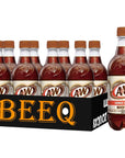 BEEQ BOX  Pack of 8 AW Zero Diet Root Beer 20 Oz Bottles