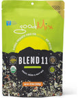 Blend 11 - Low FODMAP Certified / IBS Relief Organic High Fiber Cereal - goodMix Superfoods - 8.5 oz Resealable Pack