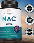 Premium NAC Supplement N-Acetyl Cysteine - 750mg Per Capsule - Supports Liver, Detox Immune, Cellular & Respiratory Health - 90 N Acetyl Cysteine Capsules