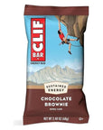 CLIF BAR - Chocolate Brownie Flavor - Made with Organic Oats - 10g Protein - Non-GMO - Plant Based - Energy Bars - 2.4 oz. (12 Pack)