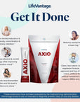 AXIO Regular Energy Drink Powder, Sour Cherry, 30 Packets, Instant Energy Powder, Energy Supplement in a Drink Mix, w/B Vitamins, DMAE, L-Theanine, Quercetin, Green Tea & Pine Bark Extract