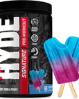 ProSupps Mr. Hyde Signature Series Pre-Workout Energy Drink - Intense Sustained Energy, Focus & Pumps with Beta Alanine, Creatine, Nitrosigine & TeaCrine (60 Servings Blue Razz Popsicle)