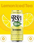 Ryl Iced Tea Lemon Antioxidant Superblend Zero Sugar Low Carb Zero Calorie Iced Tea 160 Fl Oz 4Pack