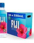 FIJI Natural Artesian Bottled Water 330 mL  1115 Fl Ounce Pack of 36