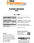 BulkSupplements.com N-Acetyl L-Carnosine Powder - Nerve Support - Brain Support (25 Grams - 0.88 oz)