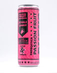 Bueno Energy Drink Passion Fruit Flavor 12oz Made With Real Cane Sugar 12 Pack  Great Taste No Jitters Long Lasting Energy With Healthy Ginseng  Real Sugar All Natural Flavor  No Artificial Sweeteners Passion Fruit