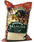 World Recipes Brown Jasmine Fragrant Rice - 5kg