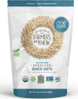 One Degree Organic Foods Gluten Free Sprouted Quick Oats 24oz 1 pack