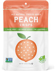 Nature’s Turn Freeze-Dried Fruit Snacks, Peach Crisps, Pack of 6 (0.53 oz Each)