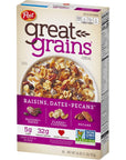 Post Great Grains Raisins, Dates & Pecans Whole Grain Cereal, 16 Ounce