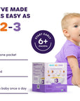 Ready Set Food | Early Allergen Introduction Mix-ins for Babies 4+ Mo Stage 3-30 Days 9 Top Allergens - Organic Peanut Egg Milk Almond Cashew Walnut Sesame Soy Wheat For ReadySetFood