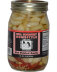 Texas Hill Country peeled Hot Pickled Garlic Cloves16oz