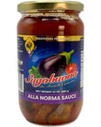 Sugobuono Sicilian Norma Eggplant Pasta Sauce Imported from Italy Vegetarian 24 oz