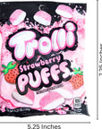 Trolli Strawberry Puffs 425oz bag 2 Pack with 2 Gosutoys Stickers