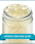 Krinos Greek Mastic Gum Rich History Piney Flavor Culinary Treasure  Chios Island PDO Product 17g jar