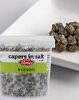 Capers in Salt Size 10 Net wt 353oz 1000g Italian Salted Capers Caperi NONGMO Fratelli DAmico Product of Italy