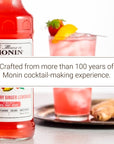 Monin  HomeCrafted Strawberry Ginger Lemonade Cocktail Mixer ReadytoUse Drink Mix Sweet  Tart Flavor Just Add Vodka Perfect for Cocktails  Iced  Frozen Beverages 750 ml 2Pack