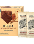 Mezcla Vegan Plant Protein Bars - Mexican Chipotle Hot Chocolate -[15-Pack]