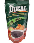 Ducal Refried Black Beans 8 oz  Frijoles Negros Refritos Pack of 6