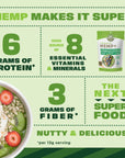 Manitoba Harvest Organic Hemp & Supergreens Powder, 7.5 oz - Green Superfood Powder with 6g of Protein, 3g of Fiber per serving - Vegan, Non-GMO Project Verified - 8 Essential Vitamins & Minerals