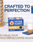 Victor Allens Coffee French Vanilla Flavored Medium Roast 1 Pack  12 Count Single Serve Coffee Pods for Keurig KCup Brewers