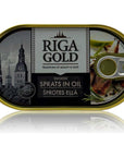 RIGA GOLD Shproti Sprats in Oil 190gr Pack 3