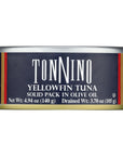 Tonnino Yellowfin Tuna in Olive Oil Wild Caught NonGMO Canned 494 Oz Olive Oil 1