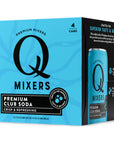 Q Mixers Club Soda Premium Cocktail Mixer 75 oz 12 Cans