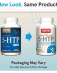 Jarrow Formulas 5-HTP - 60 Veggie Capsules - Supports Melatonin Production & Serotonin Synthesis - Dietary Supplement May Support Mental Health & Sleep - 60 Servings (Packaging may vary)