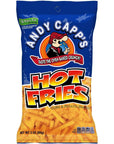 Andy Capp's Hot Fries, 3 Oz, 7 Pack