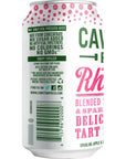 Cawston Press Sparkling Water Rhubarb  Crisp Apple 11 Fl Oz Pack of 4