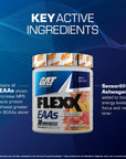 GAT SPORT Flexx EAAs + Hydration, Advanced Essential Amino Acids, 30 Servings (Dragonfruit Watermelon)