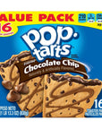 Pop Tarts Frosted Chocolate Chip Value Pack 16 Pastries Pack of 3